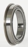 SSFR-166-ZZ, DEEP GROOVE BALL BEARINGS - FLANGED - MINIATURE - INCH - STAINLESS STEEL -TWO SHIELDS (1024)