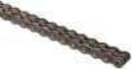 35-2 Riveted Roller Chain, 10 Foot Length with C/L