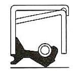 5.250X6.750X.500 (52649 Crwh1) Viton Lip Oil Seal - None