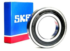 6201-2RS SKF, 12mm I.D. X 32mm O.D. X 10mm Wide Sealed Radial Ball Bearing