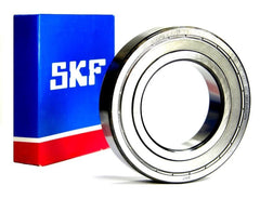 6201-ZZ SKF, 12mm I.D. X 32mm O.D. X 10mm Wide, Shielded Radial Ball Bearing