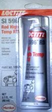 Loctite Si 596 Rd Red High Temp Rtv Silicone Adhesive Sealant Part# 59630 - Adhesive