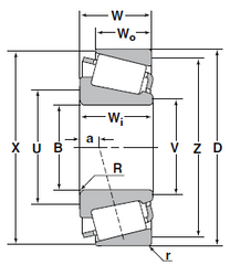 598 NTN Tapered Roller Bearing Cone (0726)