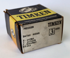 24780 90063 Class 3 Precision Double-Row Timken Set, Banded in Original Packaging (0826)