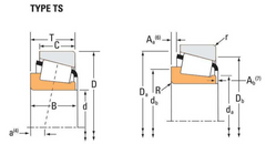319 Timken  Tapered Roller Bearing Cone (0726)