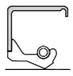 2.000"X2.875"X.313" 19886 CRW1 CR SKF Oil Seal (0324)