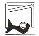 2.375"X3.350"X.438" 23710 CRWHA1 CR SKF Oil Seal (0324)