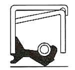 2.125"X 3.061"X.500" 21213 CRWHA1 CR SKF Oil Seal