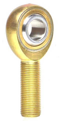 M6SB, Made in USA,  3/8" (0.375") Male Precision Rod End, FK Brand