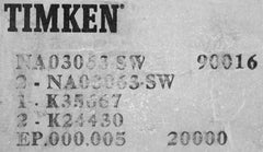 Na03063Sw-90016 Timken Tapered Roller Bearing Assembly - None
